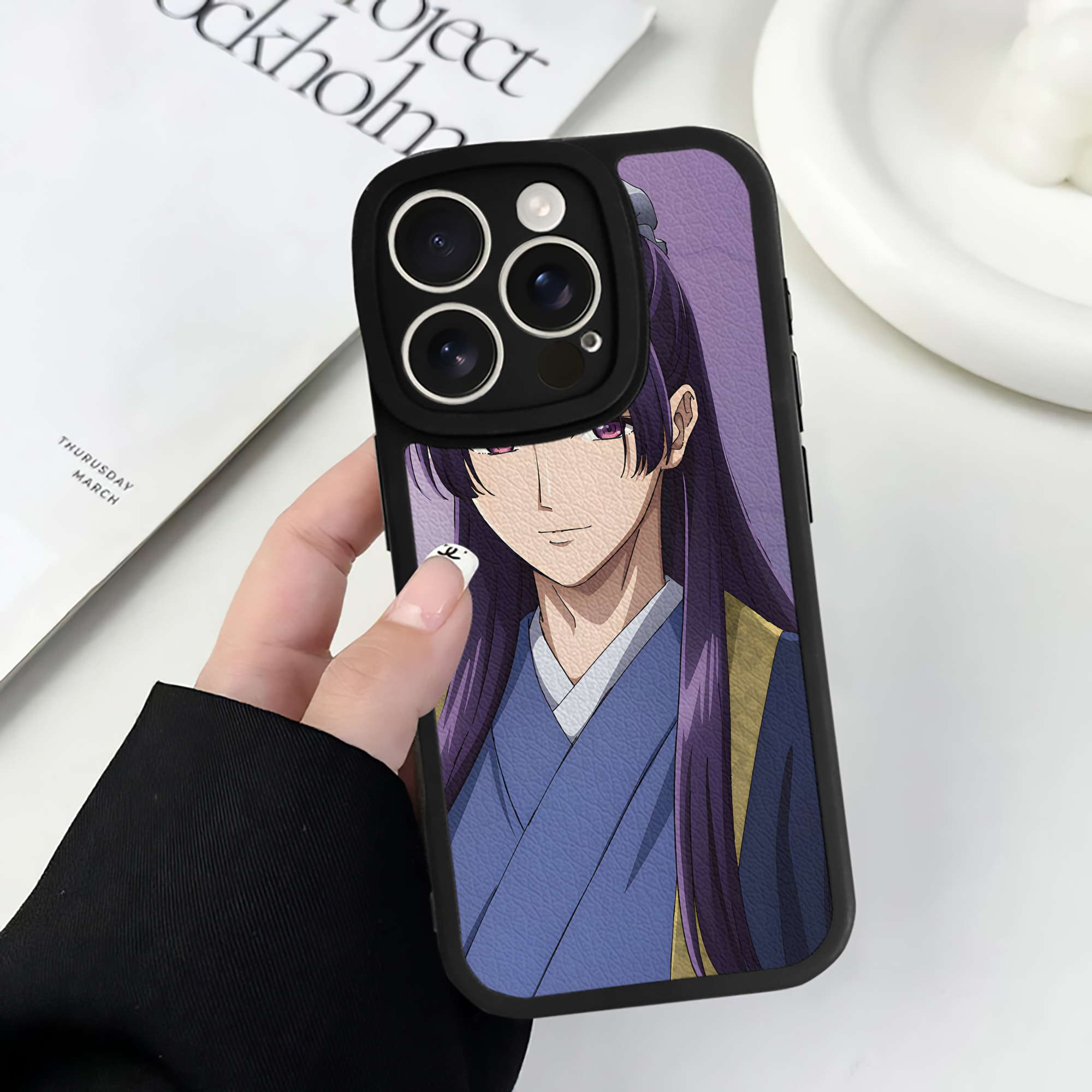 薬屋のひとりごと The Apothecary Diaries 【iPhone 16シリーズ対応】シリコンスマホケース（レザー調） 材質：シリコン